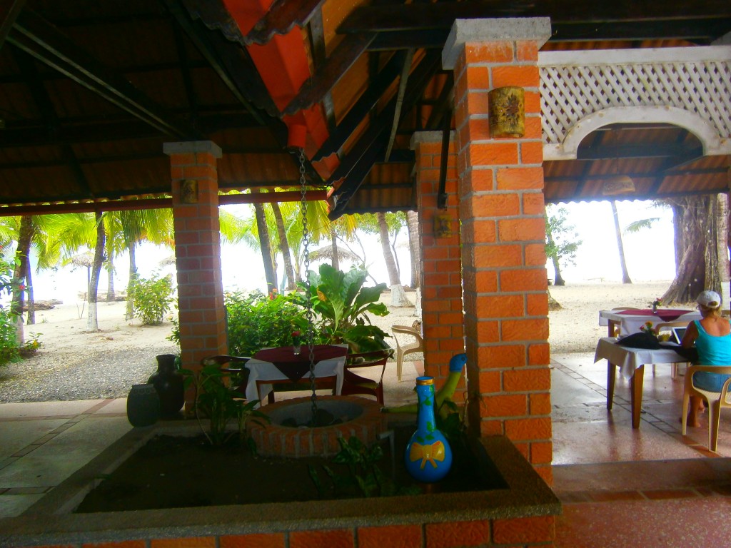 Breakfast area at Las Brisas del Pacifico in Playa Samara