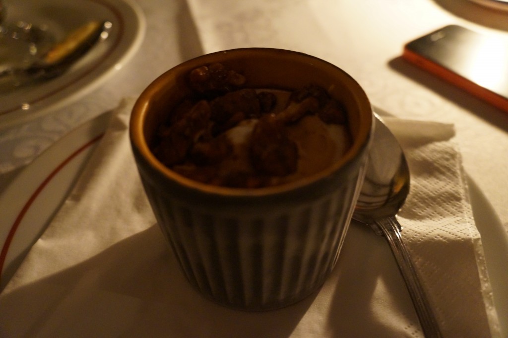 A Severa: Pecan Turtle Ice cream dessert