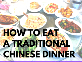 how to eat a traditional chinese dinner