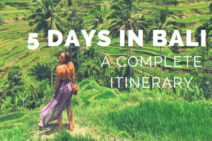 5 days in bali itinerary