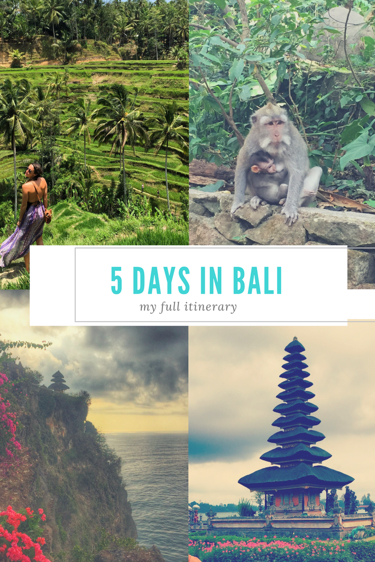 5 days in bali