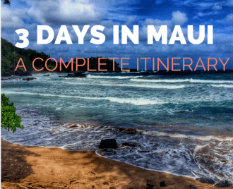 3 DAYS IN MAUI