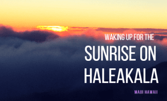 sunrise on haleakala