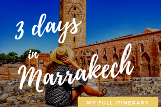 3 days in marrakech