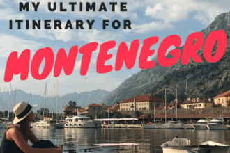 Montenegro itinerary