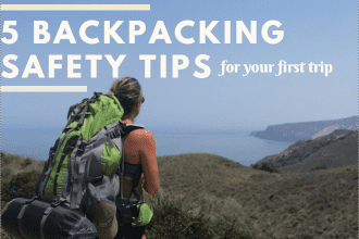 backpacking safety tips