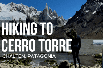 hiking to cerro torre