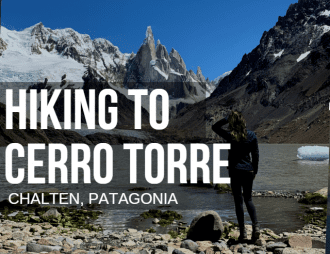 hiking to cerro torre