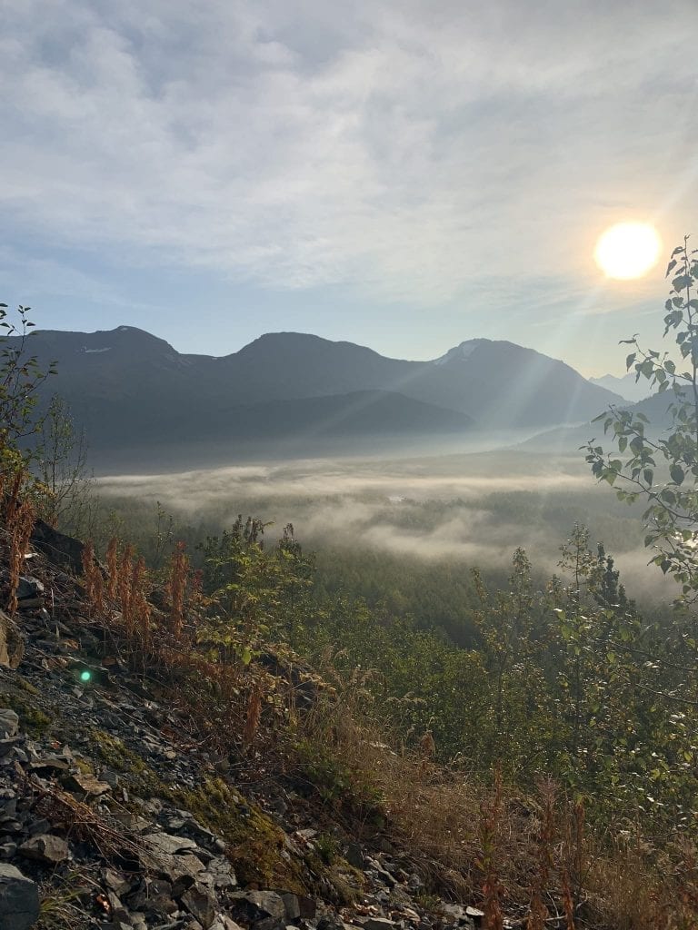 Harding Icefield Trail in Kenai Fjords Alaska