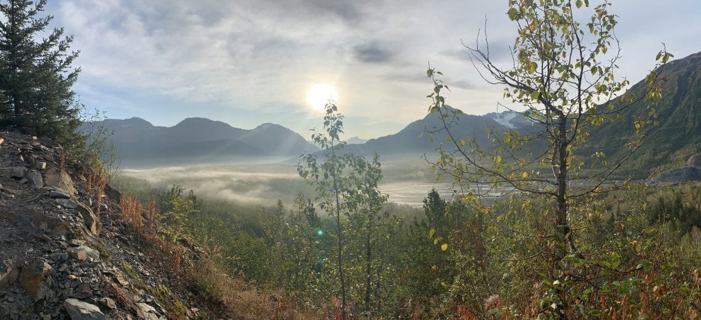 Harding Icefield Trail in Kenai Fjords Alaska