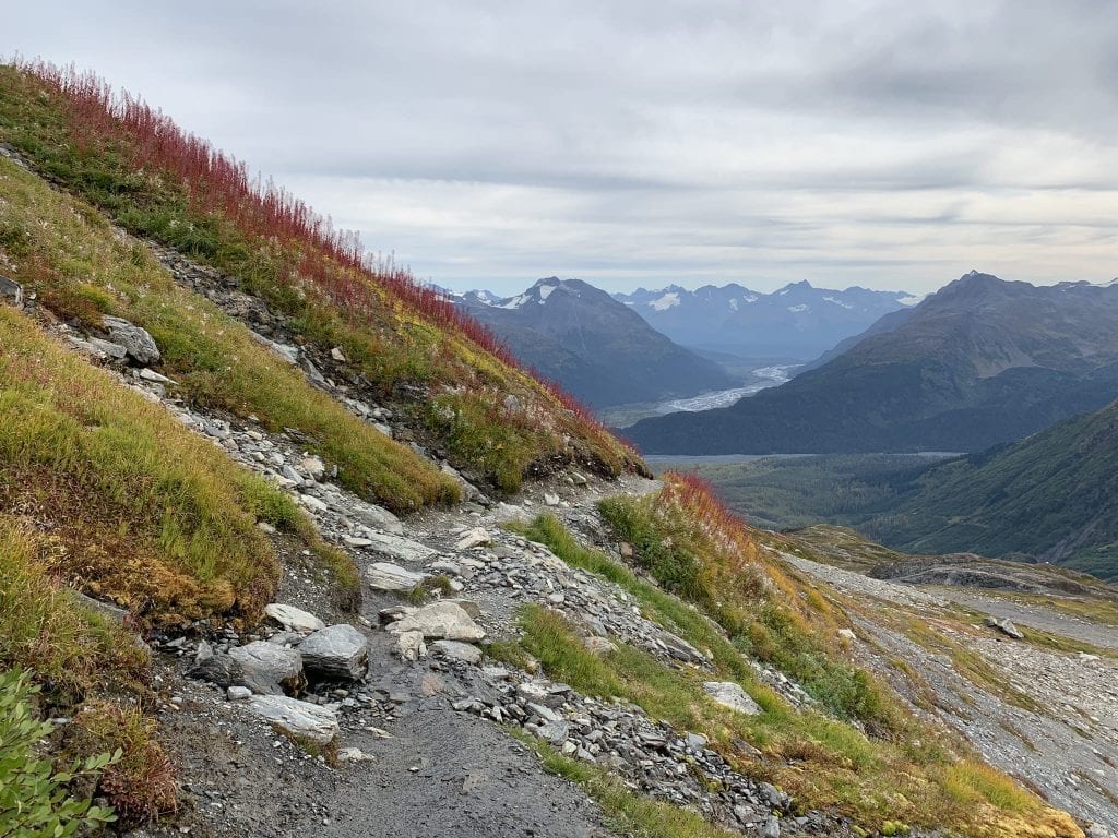 Harding Icefield Trail in Kenai Fjords Alaska