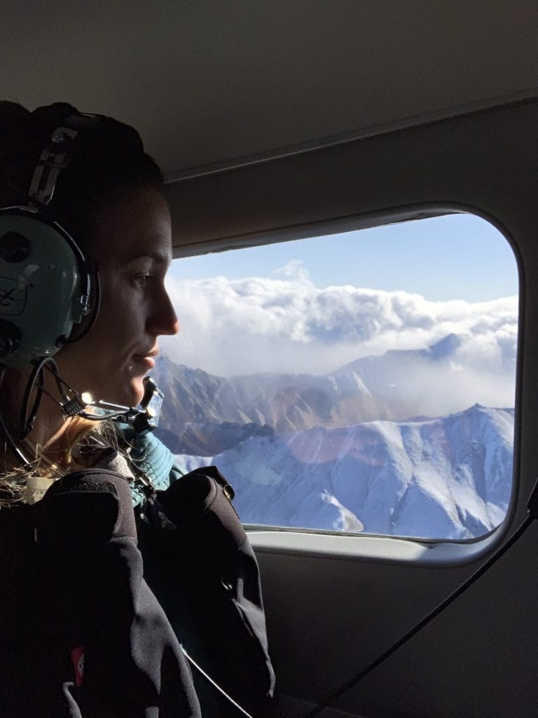 glacier landing Denali