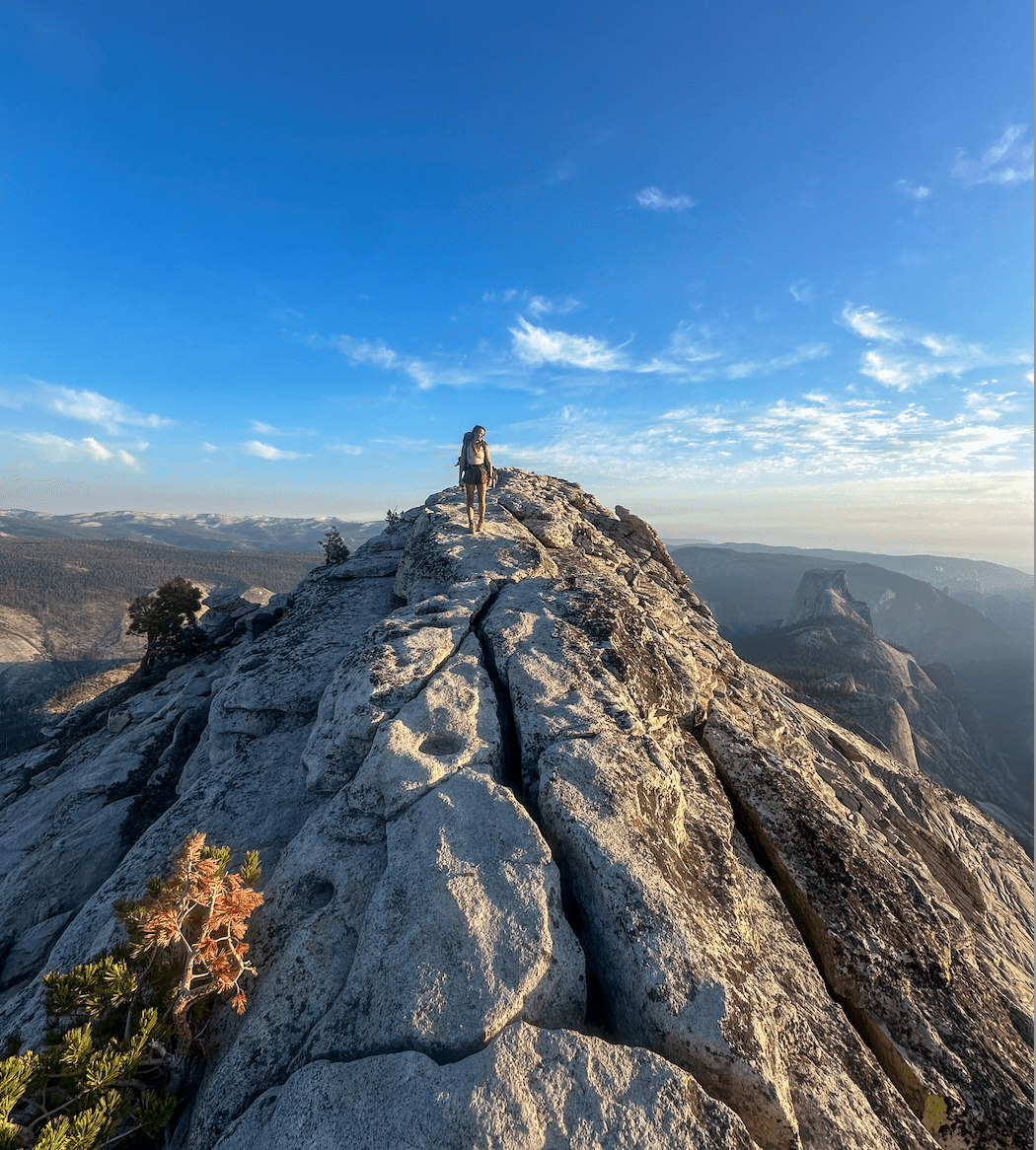 best hikes in Yosemite - clouds rest